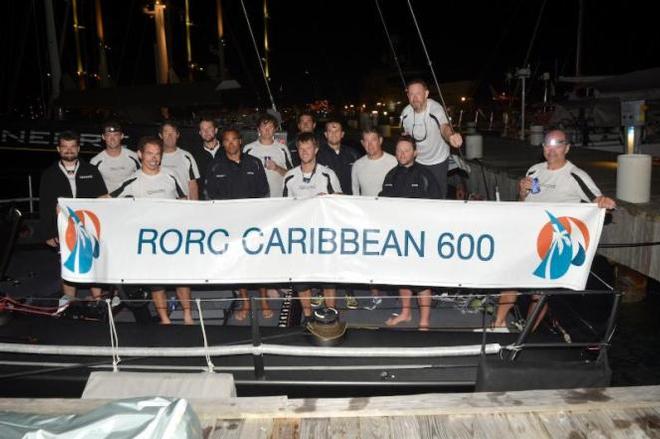 Piet Vroon's Tonnerre 4, Ker 51 dockside in Antigua after completing the race - RORC Caribbean 600 © Ted Martin/RORC